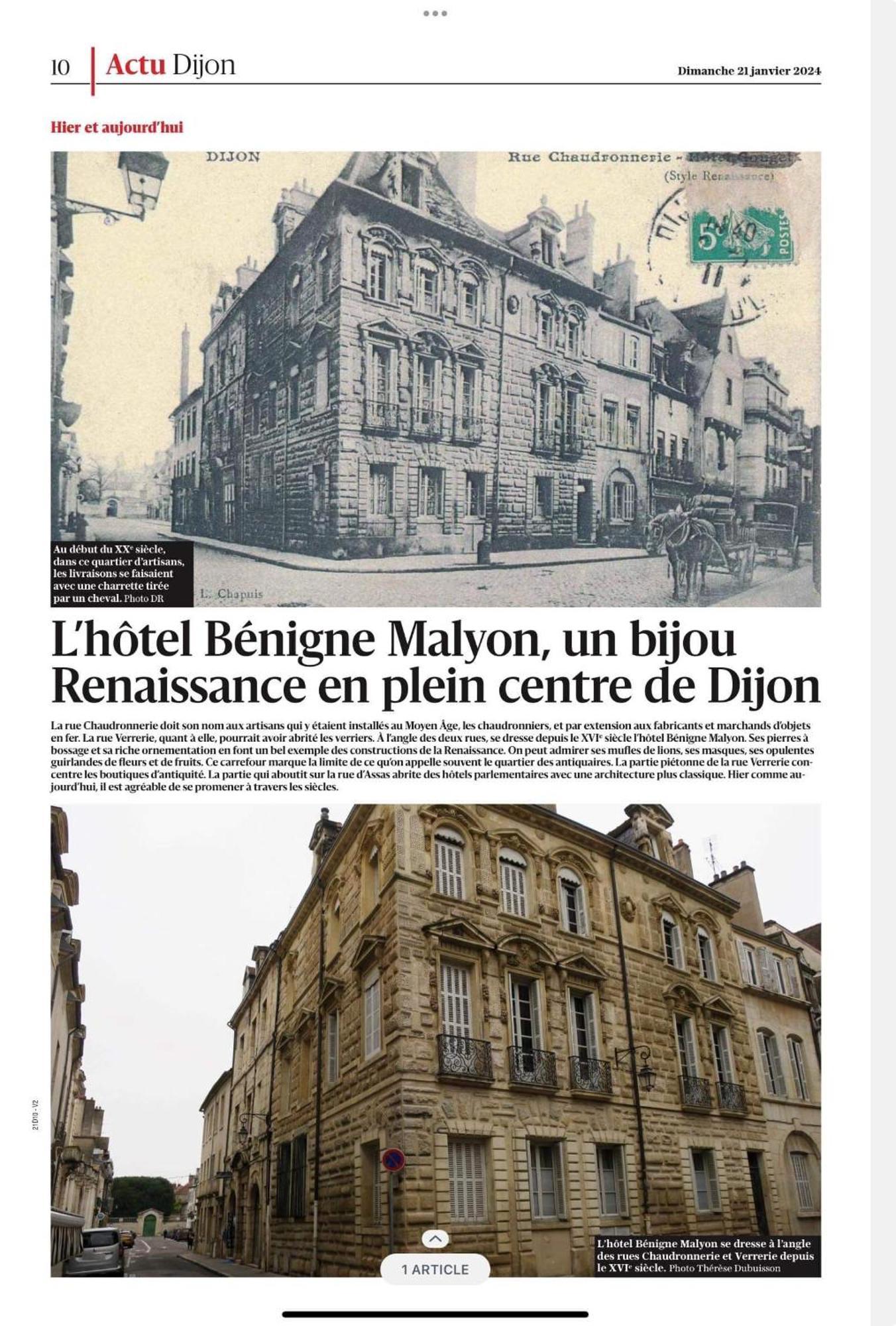 דירות דיז'ון Benigne Malyon מראה חיצוני תמונה